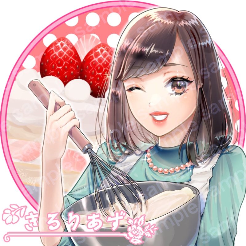 リニューアル！選べる背景と小物！アイコン描きます New窓シリーズ！占い師さんや歌い手さん全ての活動者様に！ イメージ5