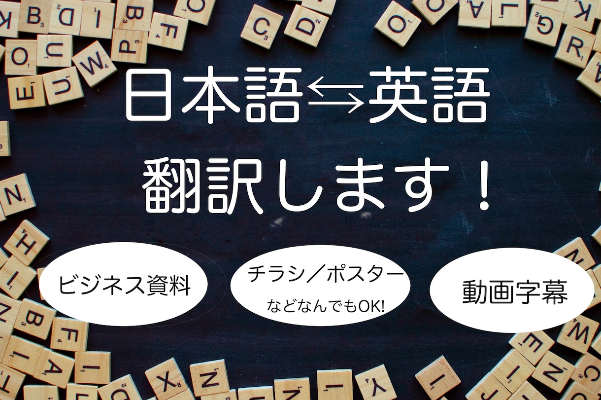 英語⇄日本語:文章の英訳／和訳どちらも対応します ★パンフレット/チラシ/プレゼン資料/動画などお困りの方に！ イメージ1