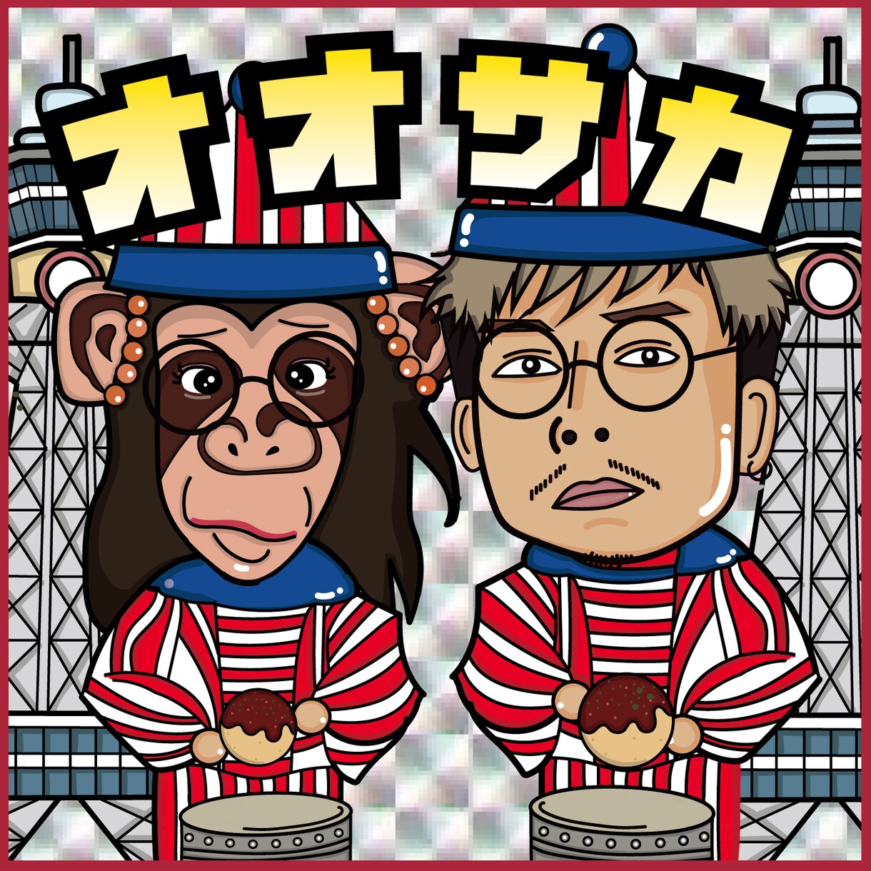 ビックリマン風のイラスト作成します あなたや大切な人の顔を、“ビックリマン”に！！ イメージ2