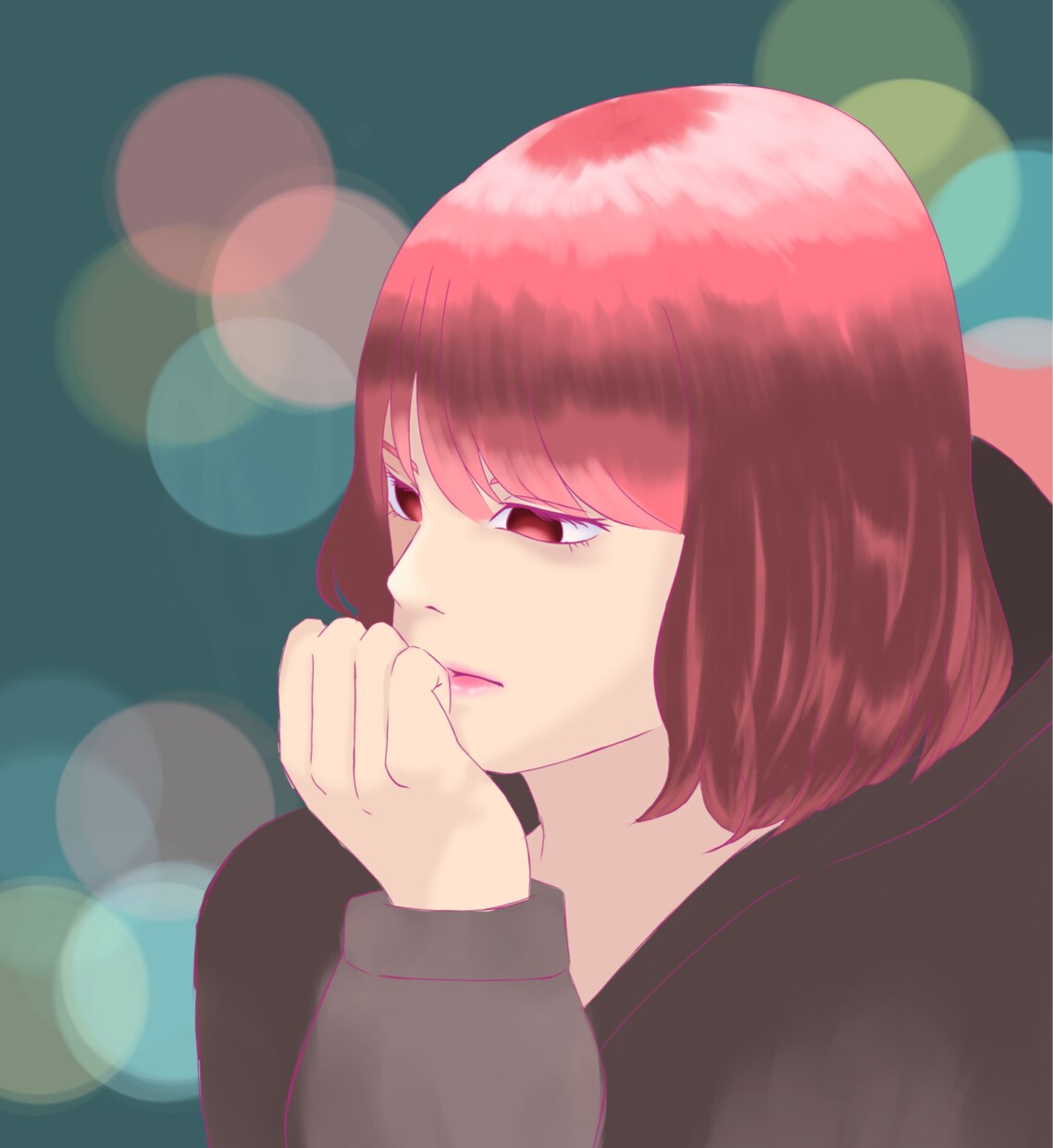 SNS用アイコン描きます アンニュイな雰囲気が貴方の事を印象付ます イメージ5