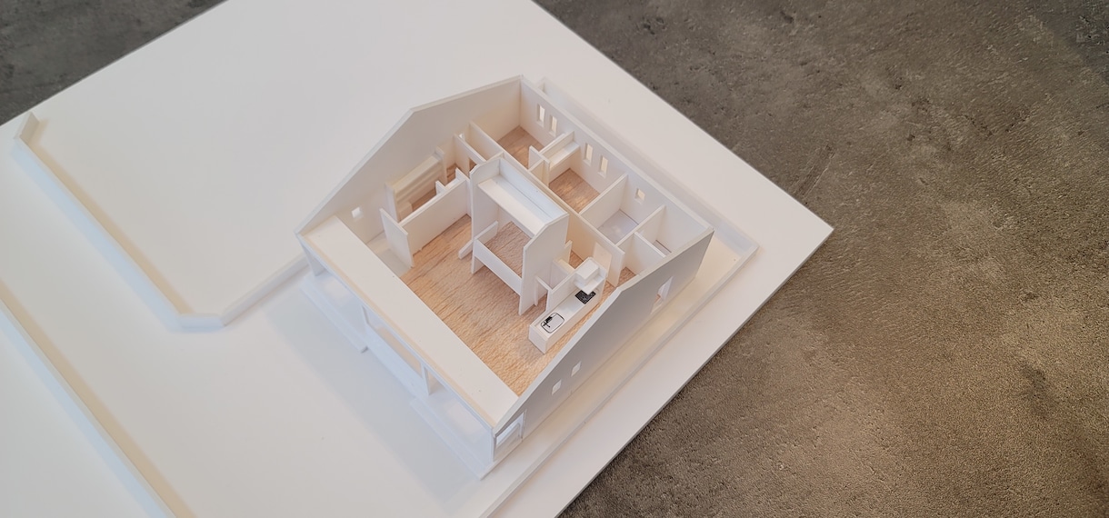 提案用の住宅模型をお作りいたします 白模型！手先の器用さには自信あります！ イメージ2