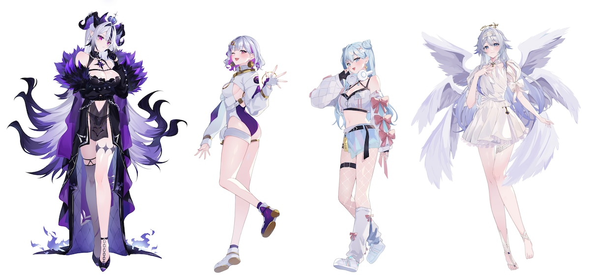 鮮やかなイラストお描きいたします ヘッダー・サムネイル・歌ってみた・配信・グッズ・VTuber イメージ10