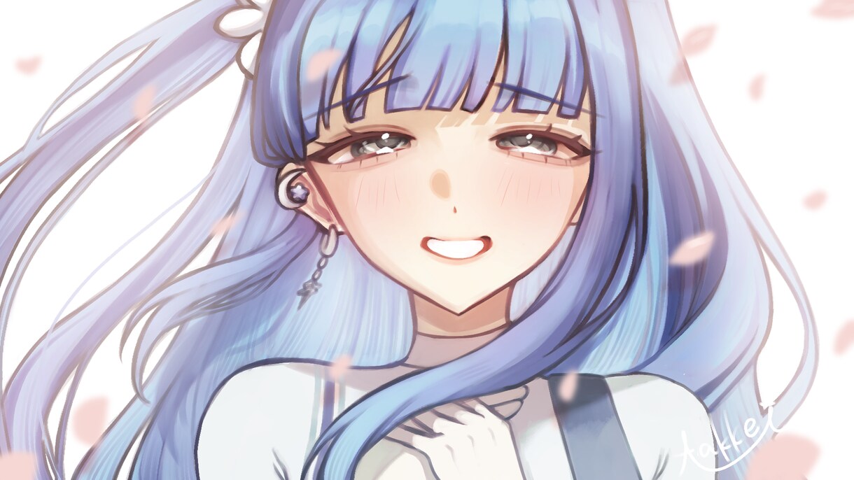 表情豊かなバストアップイラストを承ります 可愛い、妖艶、ダークなど様々なジャンルで表情豊かに描きます！ イメージ1