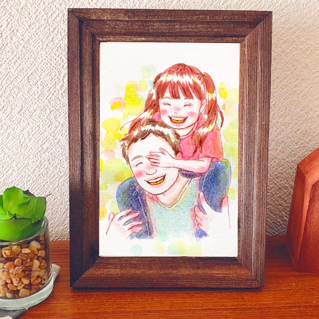 ベストショットや想い出のお写真をイラストにします インテリアにも馴染むよう、ナチュラルにおしゃれに描きます♪ イメージ7