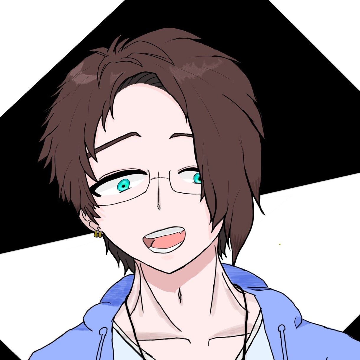 SNS用アイコンやイラスト描きます 依頼していただいた特徴や個性通りのイラスト描きます イメージ1