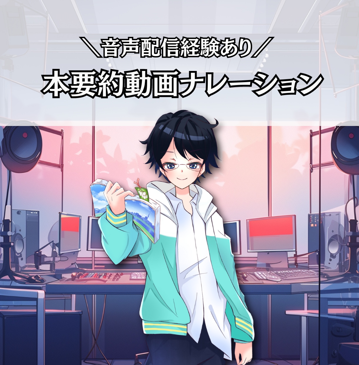 伝わる！YouTube本要約動画の声をお届けます 【音声配信経験あり】落ち着いた雰囲気を探している方におすすめ イメージ1
