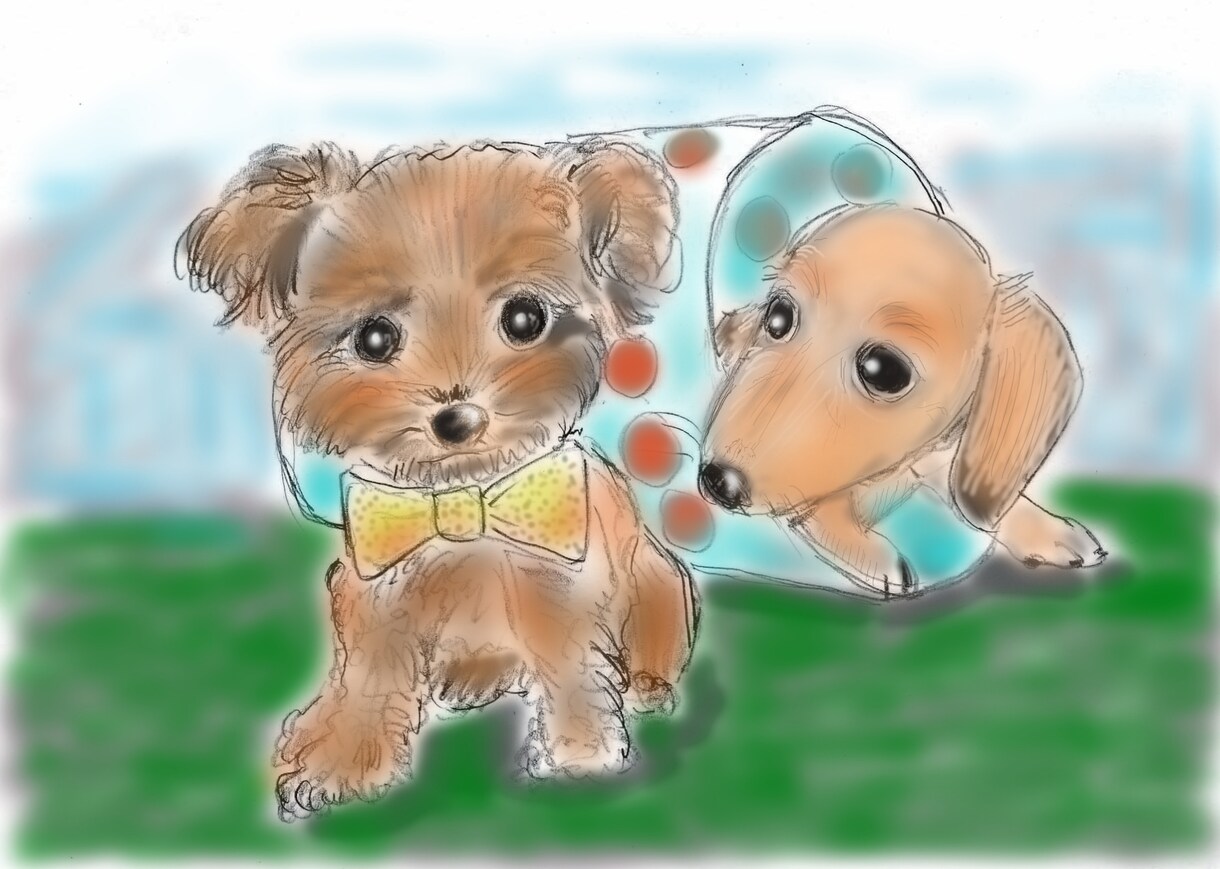 ほのぼのしたイラストを提供します ロゴからイラストちょっと違うセンスはいかがでしょうか？ イメージ5
