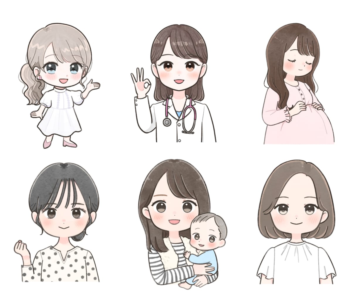かわいく目を惹く♪水彩タッチでゆるかわに描きます SNSやブログの挿絵や、アイコンにも！ふんわり優しい印象に♪ イメージ10