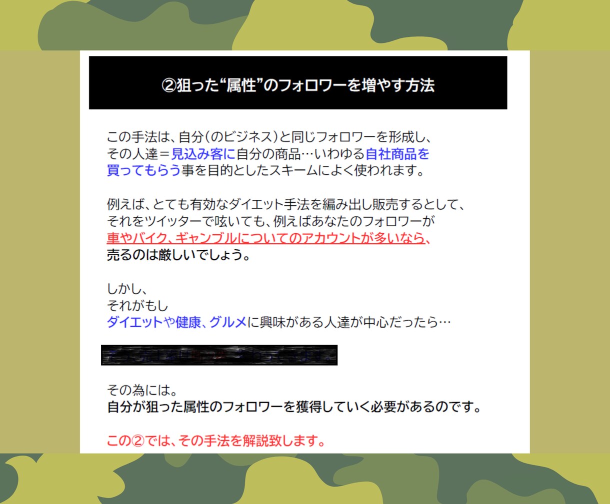 フォロワー増加の『超･汎用基本戦術 二種』教えます Twitterフォロワーの増やし方＆マネタイズ導線の引き方 イメージ6