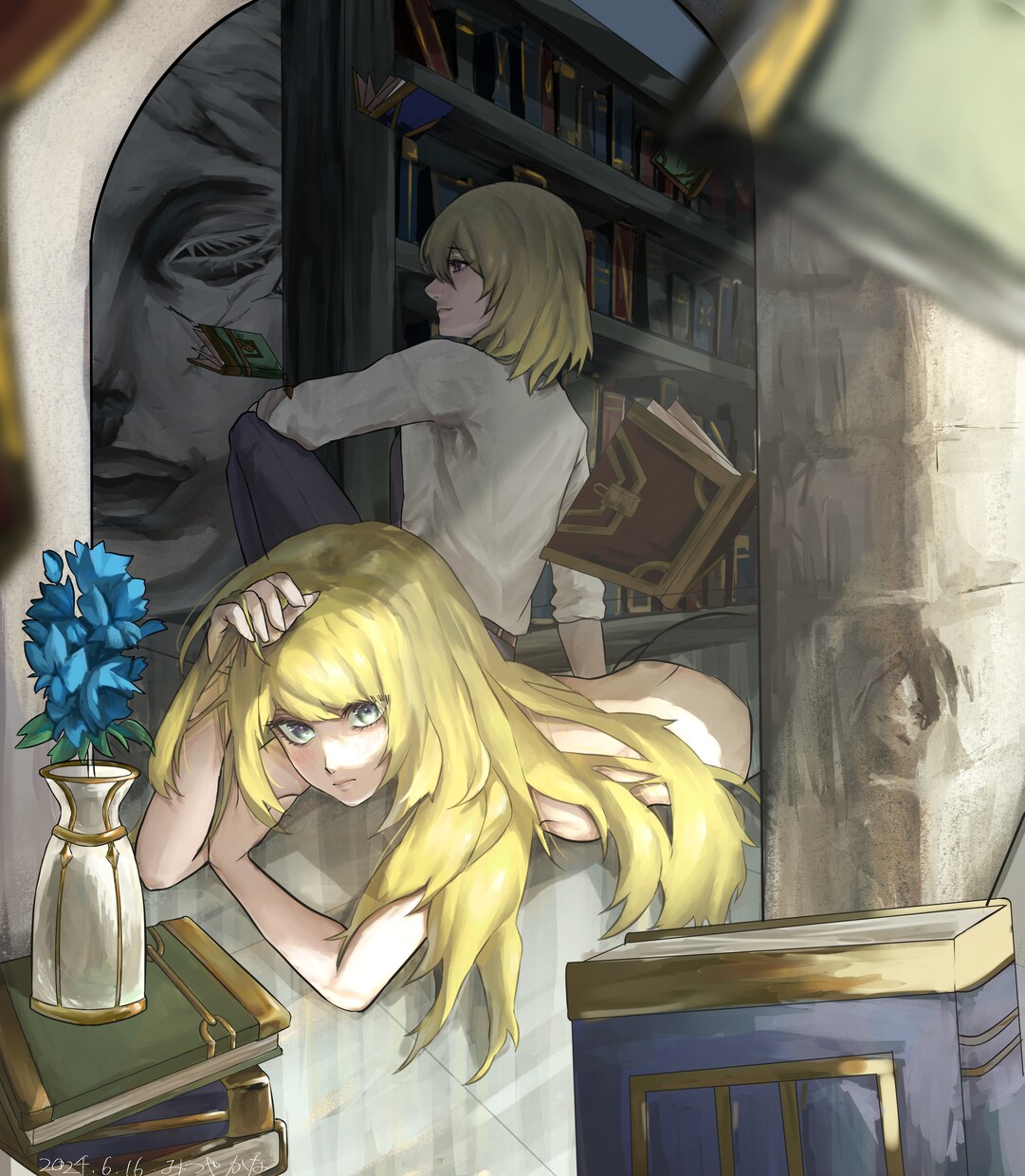 アニメとリアルが混在した人物イラストを描きます 発展途上絵師の全力投球！人物以外の動物も描きます。 イメージ4