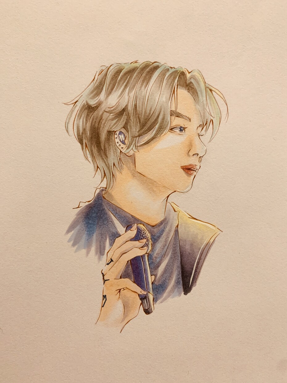 水彩でオリジナル似顔絵お描きします ご自身のプレゼントにいかがですが？(*´꒳`*) イメージ1