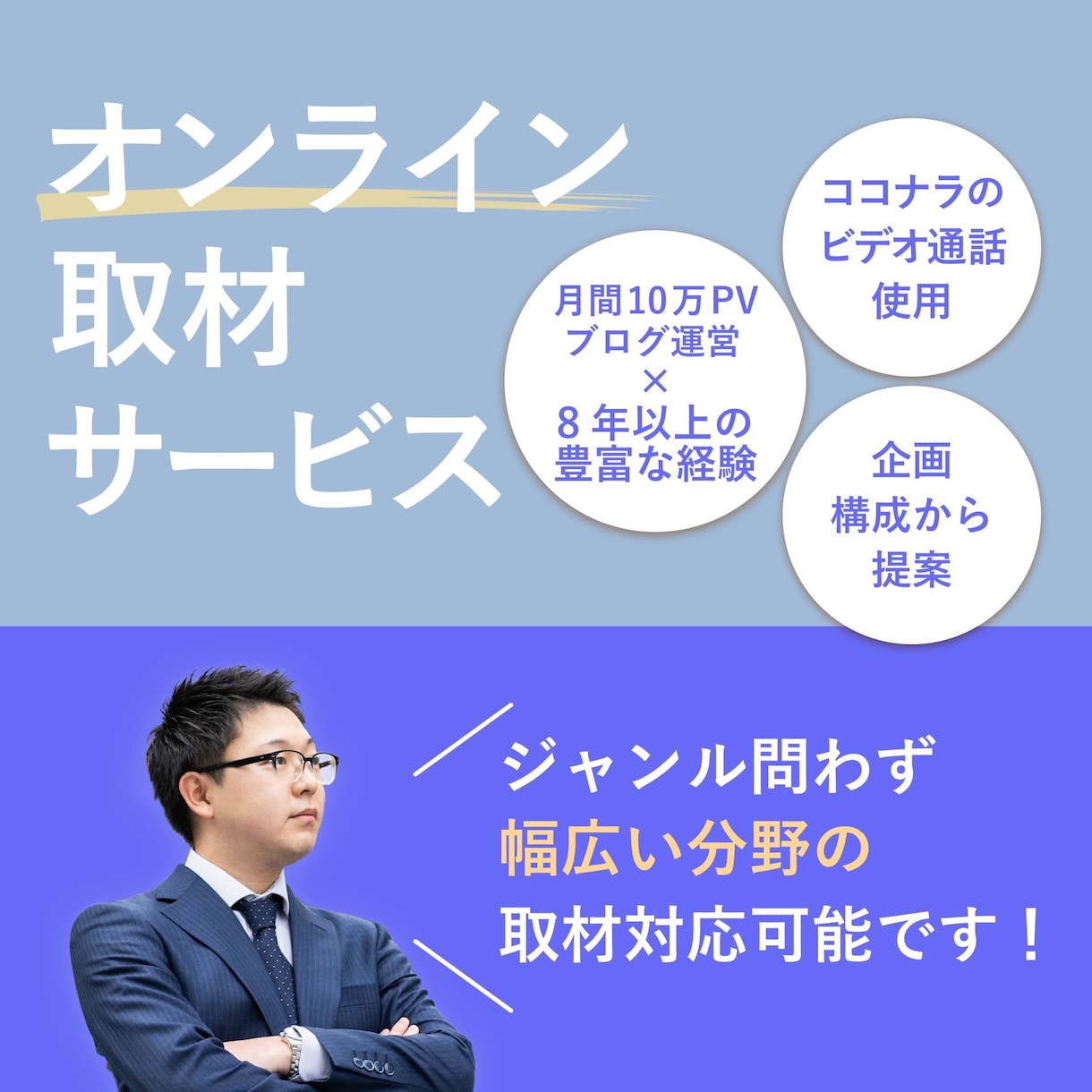 💬ココナラ｜取材・インタビュー・体験談を執筆します   SUGI WORK  
                5.0
               (…