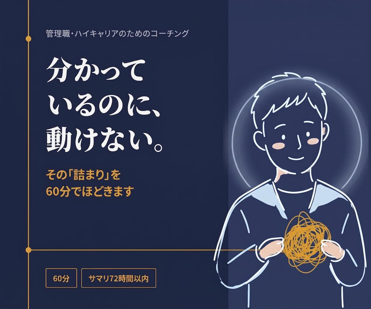 ハイキャリアの悩みを、構造から解きほぐします 単発コーチングセッション。※ハイキャリアでなくても対応可能 イメージ1