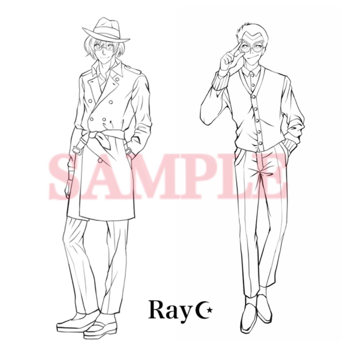 イラストの下描きから線画のペン入れをさせて頂きます ペン入れが苦手な方、お手伝いさせてください♡ イメージ4
