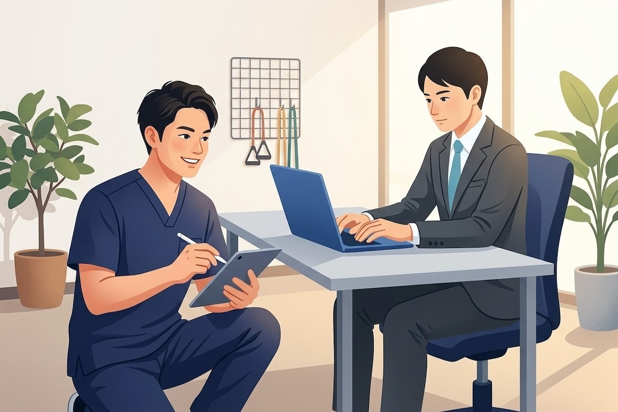 理学療法士が確認！デスク環境＆姿勢チェックします デスクワーク姿勢改善アドバイス⁠ イメージ1