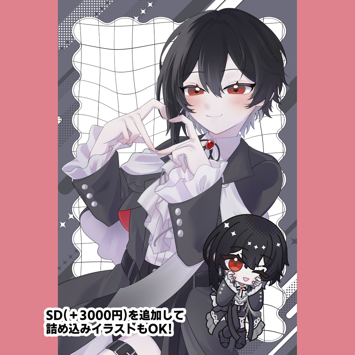 一枚絵、サムネや動画用イラスト等制作します 記念絵やサムネイルにいかがでしょうか？ イメージ2