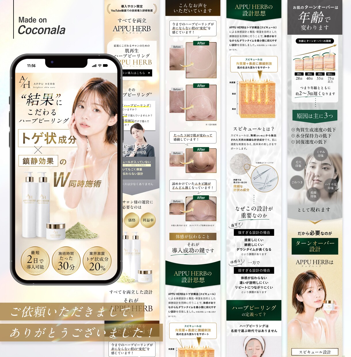 ３枠限定｜女性向けサービス特化LPを制作します 想いと魅力を整理して「売上につながるLP」づくりをサポート イメージ4