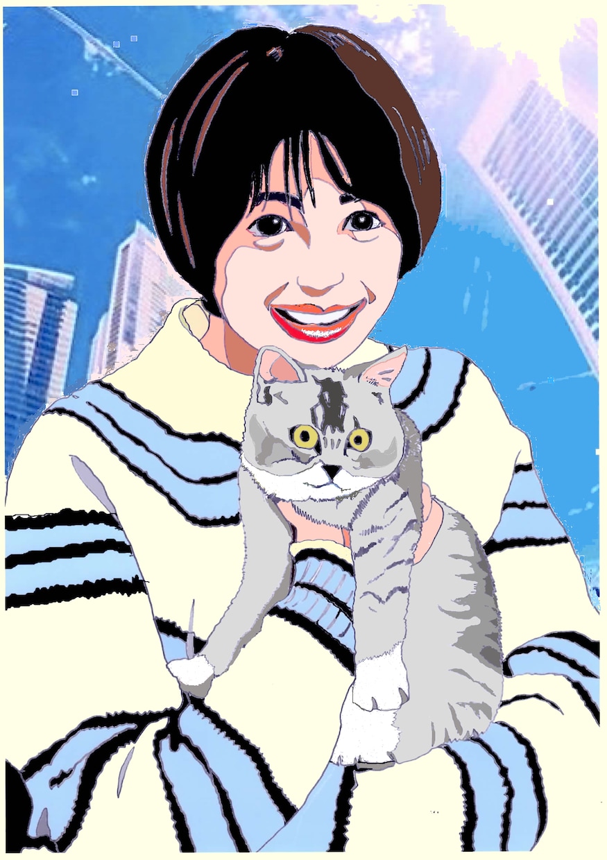皆様の大切な家族のペットのイラストを描きます 家族同然の大切なワンちゃん猫ちゃんを可愛くイラストにします イメージ2