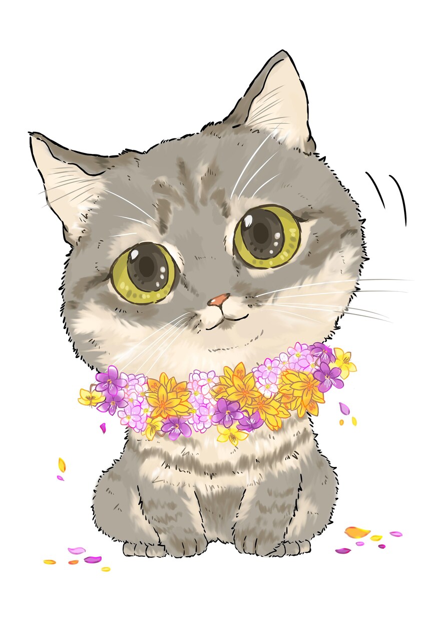 かわいい動物・ペット×ファッションイラスト描きます 動物に小物やお菓子を着飾ります☆好きな生き物 イメージ4