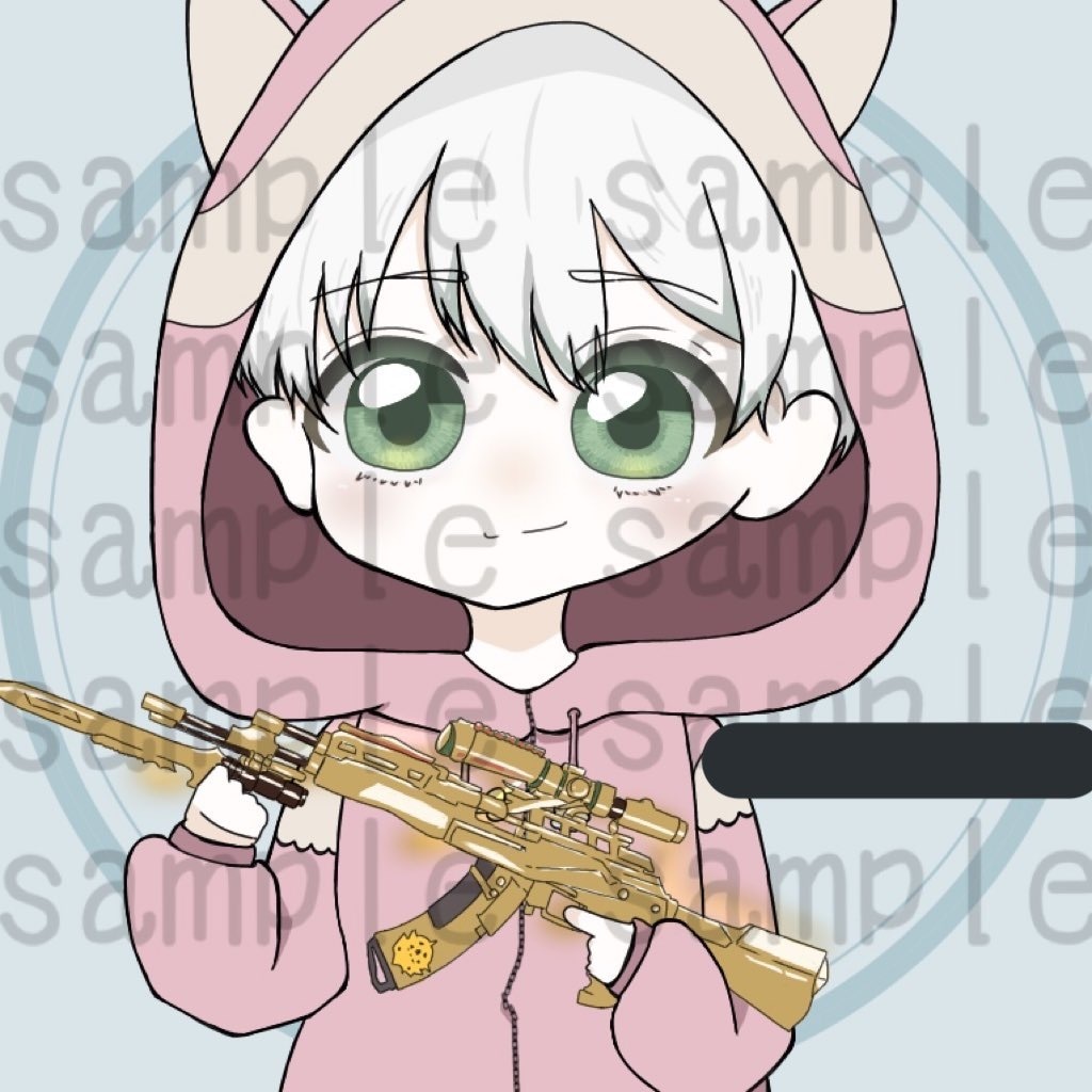 荒野行動中心にイラスト描いてます まだまだ練習中の為最低価格で設定させて頂きます！！ イメージ1