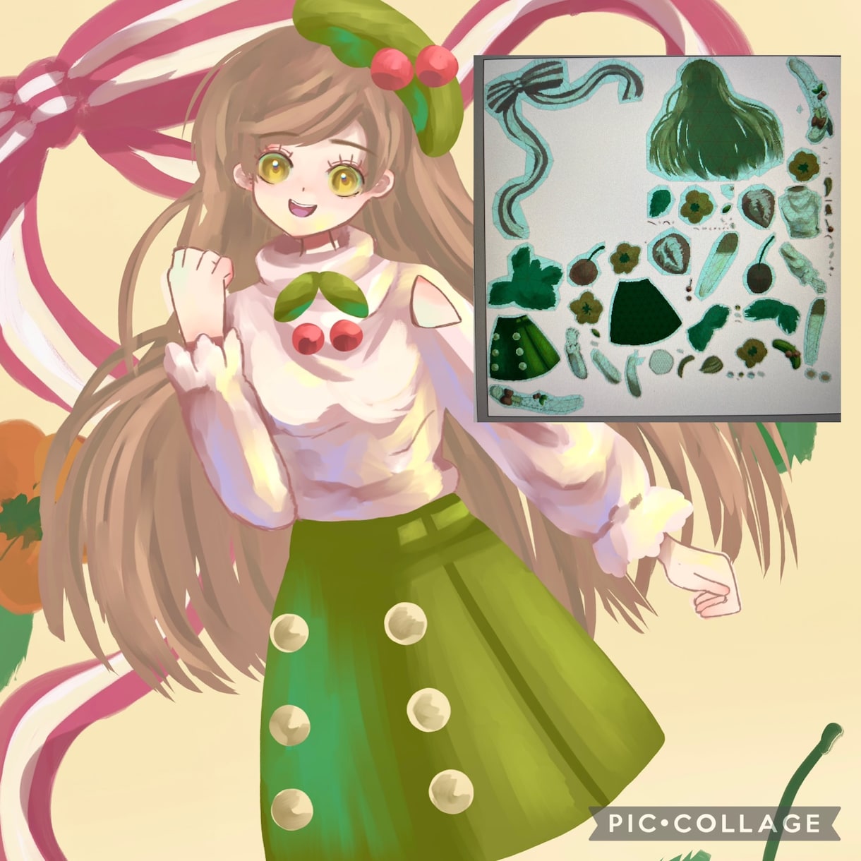 立ち絵のパーツ分けします すでにある立ち絵のパーツ分け致します。 イメージ1