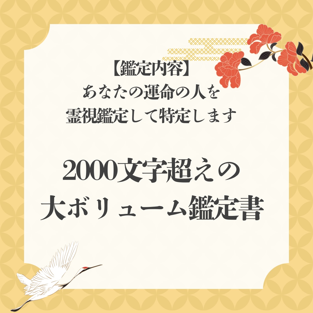 警告します◆霊視◆で運命の人と出会えてしまいます 鑑定実績3000人。運命の人との出会いが霊視でわかる！ イメージ4