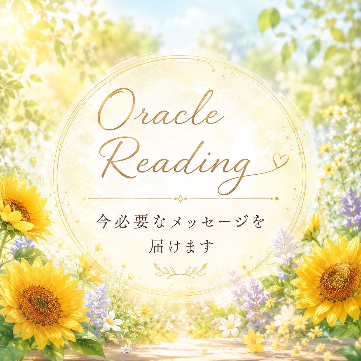 オラクルリーディング☆今必要なメッセージを届けます 悩み・迷い・心の整理をしたい方へ｜高次からのヒントを イメージ1