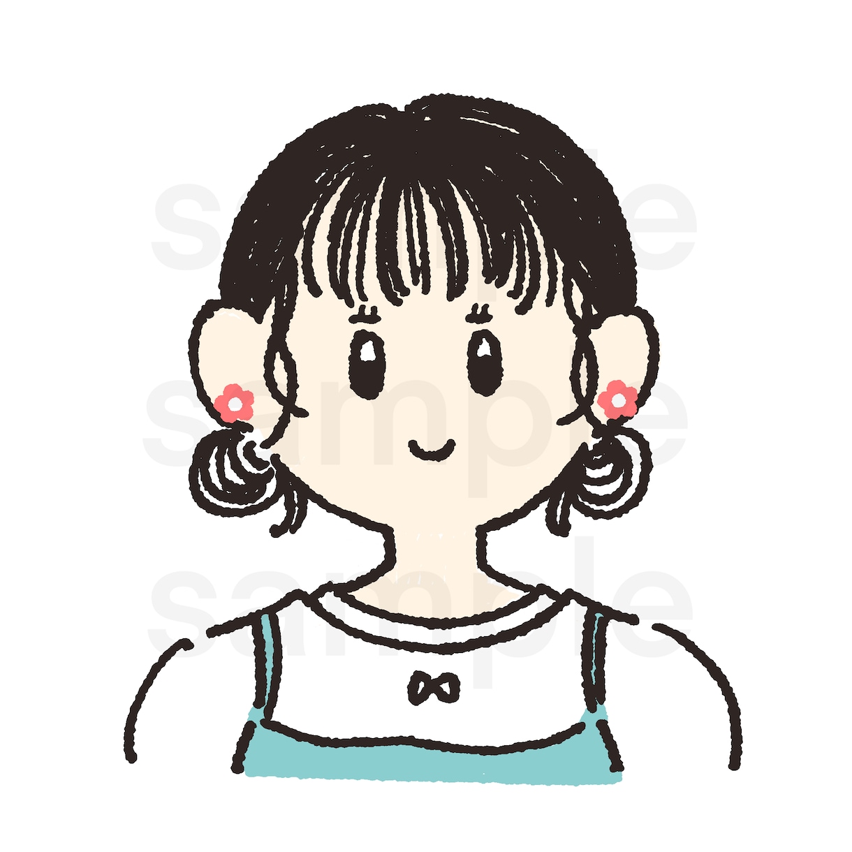 12月までのモニター価格！アイコン制作します 4種の表情からあなたのとっておきアイコンを★ イメージ1
