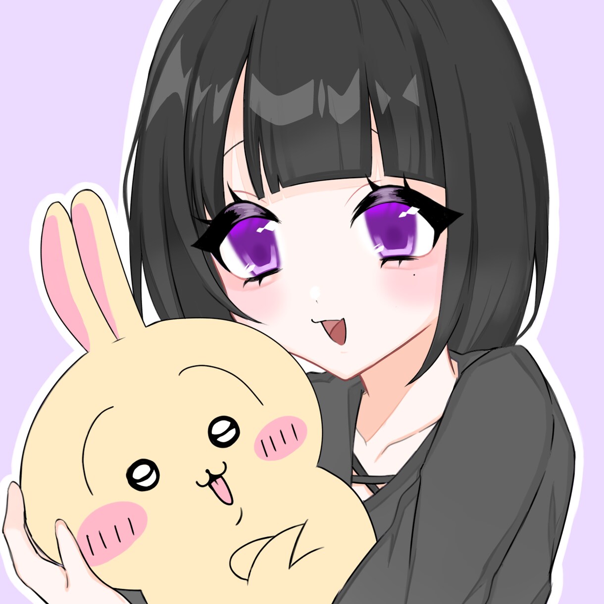 かわいい♡SNSアイコンイラストお描きします 1人～2人用のイラストお描きします〜♡ イメージ2