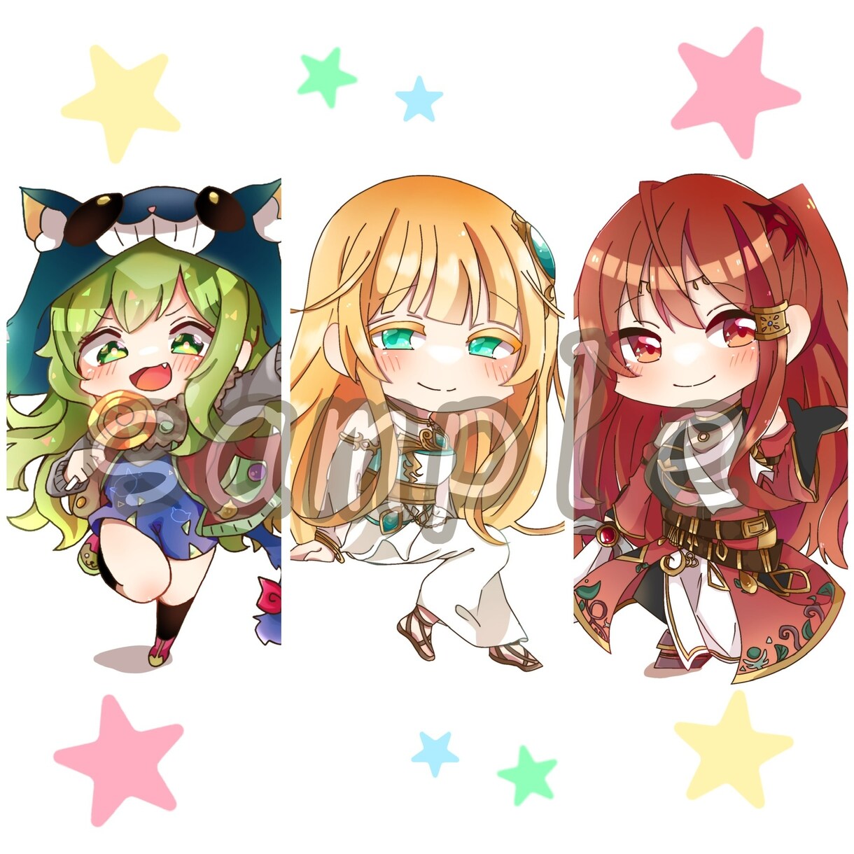 あなたに合ったイラストを描かせて頂きます ファンタジー風やポップ形など様々な絵をお描きします´`* イメージ5
