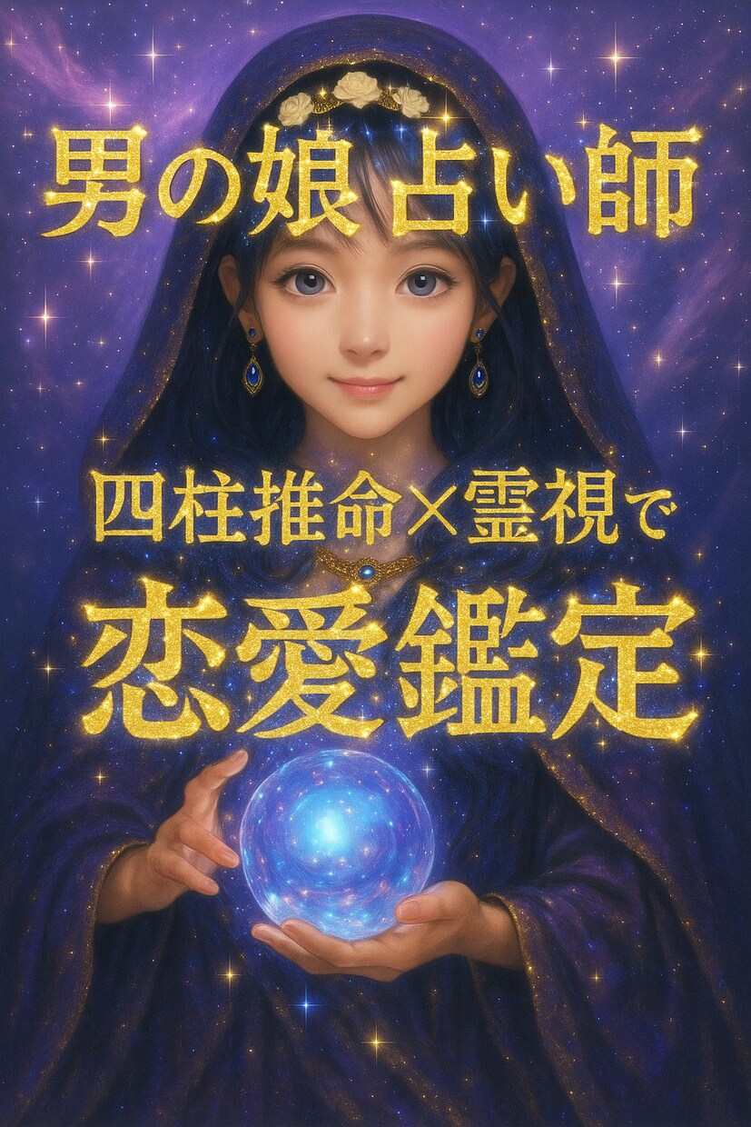 四柱推命×霊感で恋愛鑑定あなたの1ヶ月後を占います 【ニューハーフ視点】彼氏、旦那との未来、浮気、不倫を鑑定 イメージ1