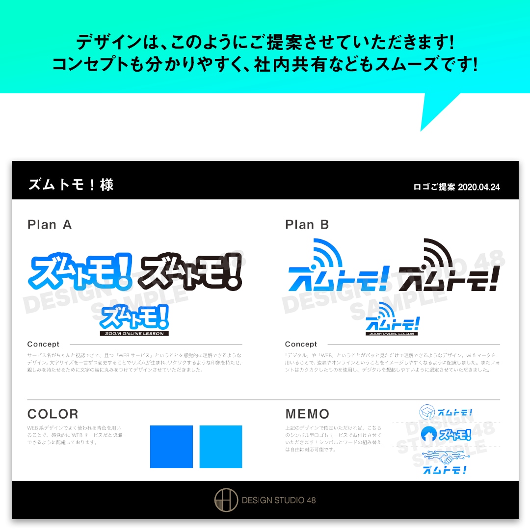 大手企業の実績・受賞歴多数！プロがロゴ制作します 修正無制限！プロ品質の洗練されたデザインをお手頃に イメージ2