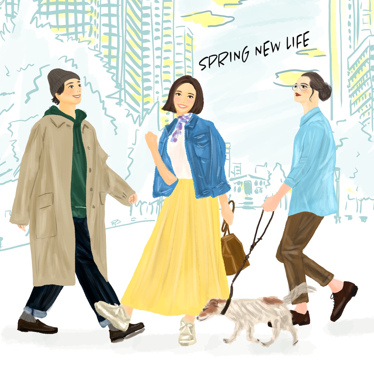 手書きタッチのオリジナルのイラストを描きます 個人・企業◎似顔絵、SNS、WEB、カタログ、広告、挿絵に イメージ9