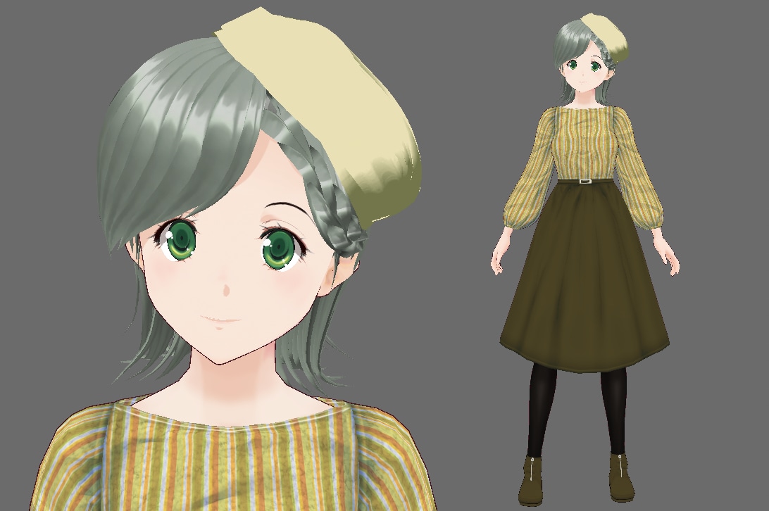 VRoid を基本にオリジナル3Dモデルを作ります Vtuberやゲームなどで使え、オプションでMMD対応します イメージ4
