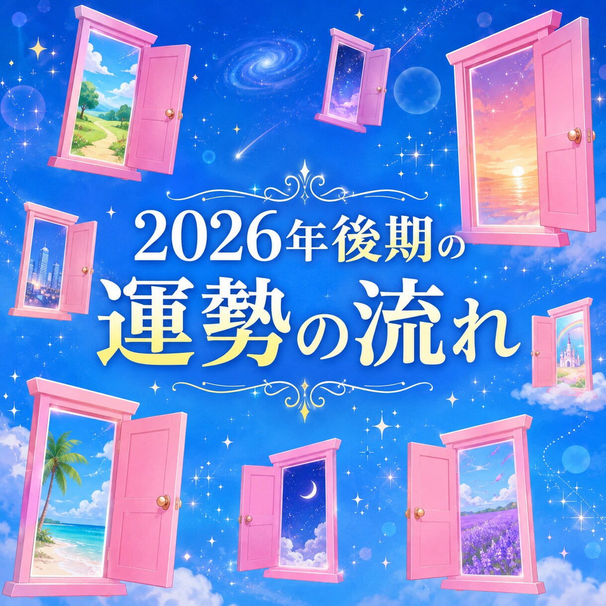 2026年後期の運勢の流れを高次元からお届けします あなたが開運するための具体策を徹底してお届け！！ イメージ1