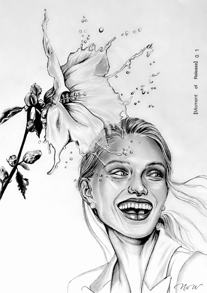 躍動的な人物・小物・ファッションイラストを描きます 余白と躍動を描くartwork。 イメージ1