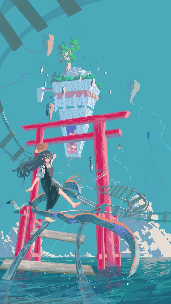 背景ありキャライラストの仕事お受けします 背景単体、キャラ単体、複合のイラスト制作可能です イメージ4