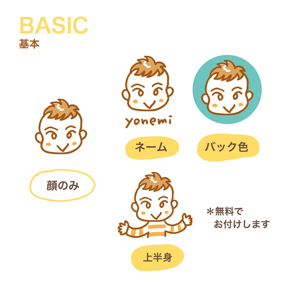 ポップでかわいい似顔絵描きます イラストレーターが描く、オリジナル似顔絵 イメージ3