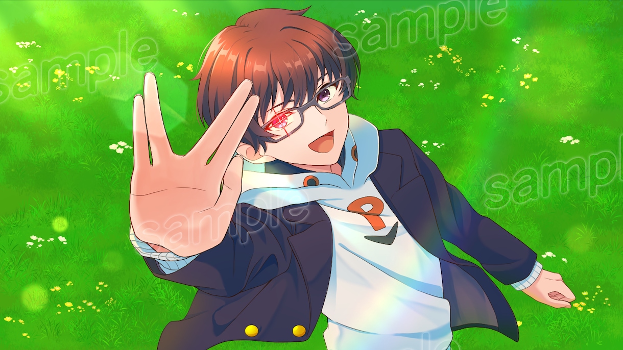 男性アイドルに☆歌ってみたサムネ用イラスト描きます アイドル風サムネイルで、歌い手の仲間入りを応援します！ イメージ4