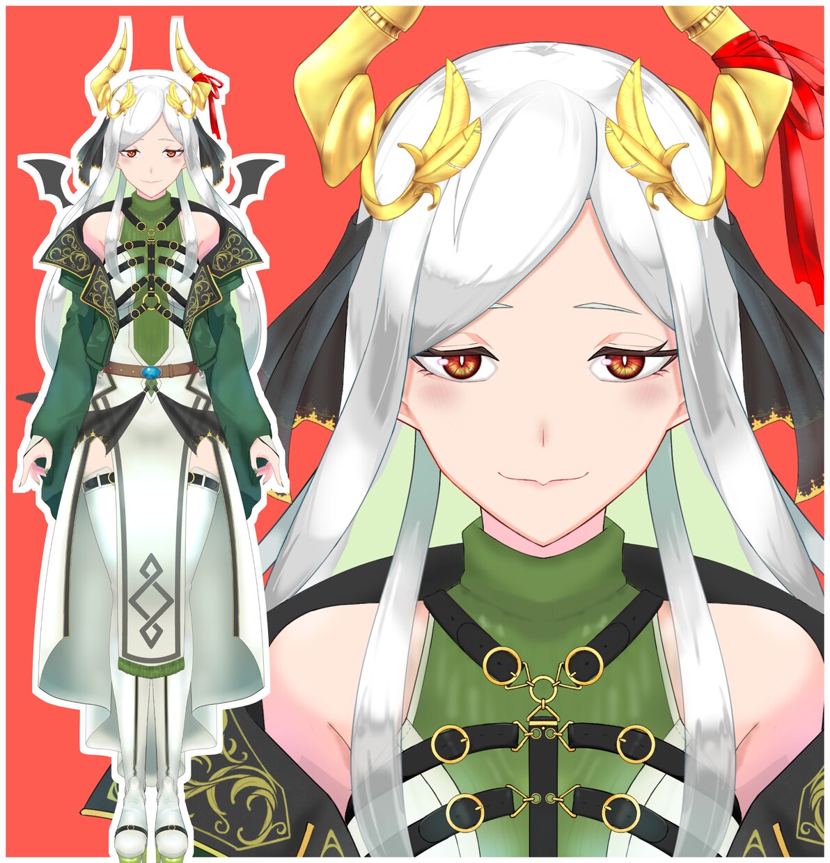 LIVE2D用パーツ分けイラストを作成致します LIVE2D用　カワイイキャラクターイラストお作りします！ イメージ4