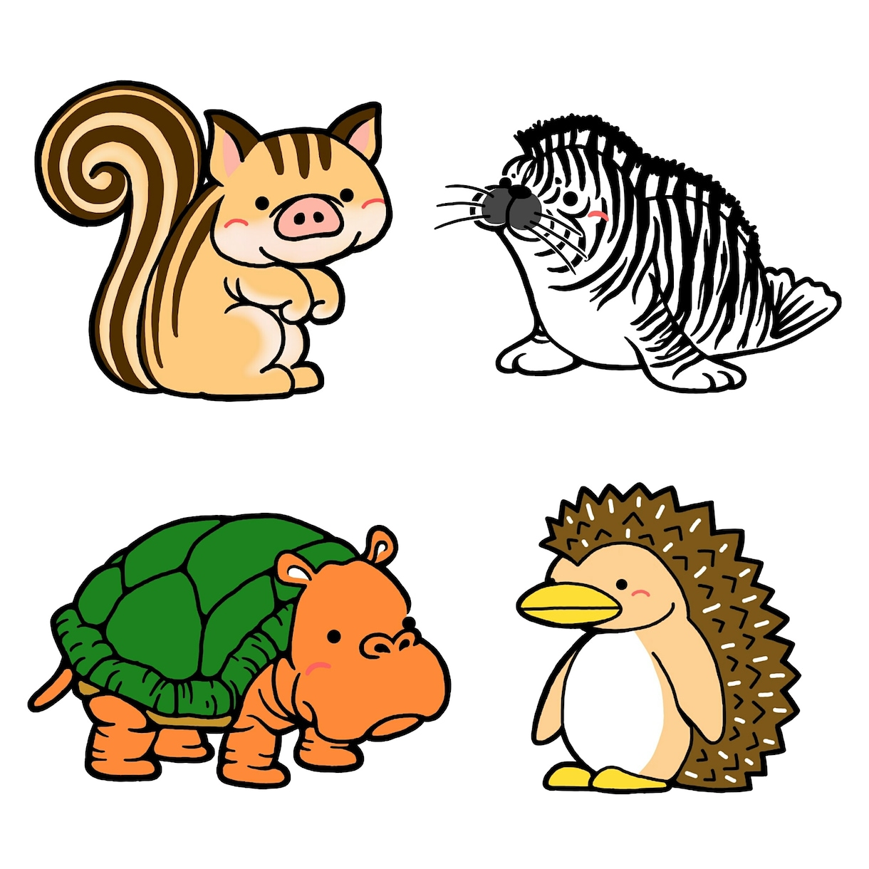 混合生物描きます 動物を掛け合わせて新しい生き物を作ってみませんか。 イメージ3