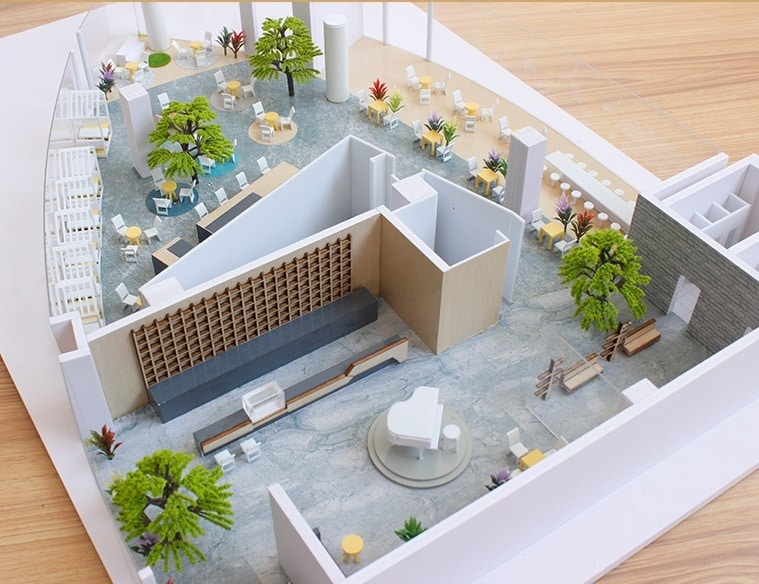 高級な建築外観＆間取り模型★彩色＆白★を作ります 15日内納品/家具特注可能/ライト追加可能 イメージ5