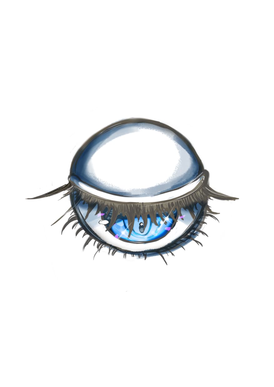 瞳をモチーフにしたオリジナルイラスト描きます アナタ様だけの『瞳イラスト』を心込めて！ イメージ1