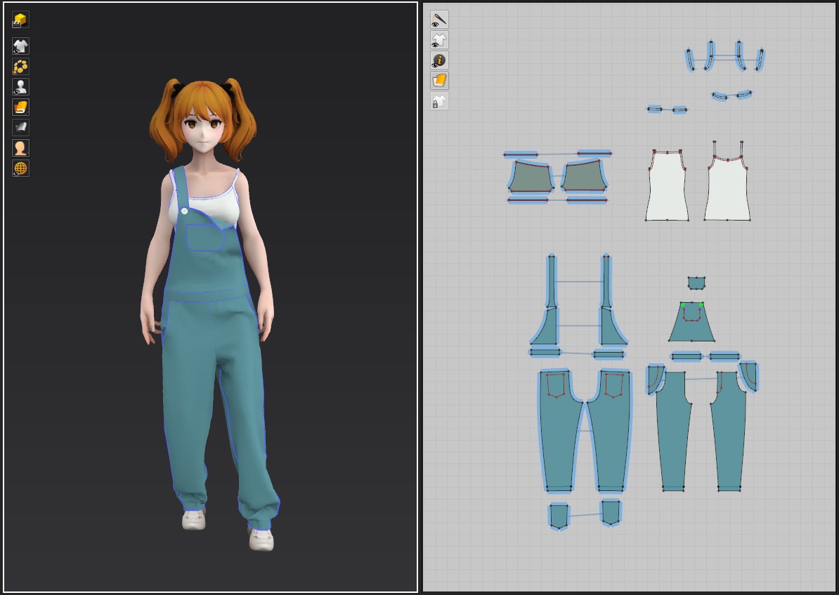 MarvelousDesignerの型紙作ります 洋裁の専門知識を持った商用アバターの服モデリング経験者が制作 イメージ3