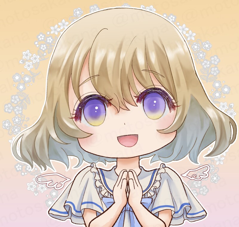 アイコン描きます アイコンのミニキャラをアニメ塗り・水彩塗りで描きます イメージ2