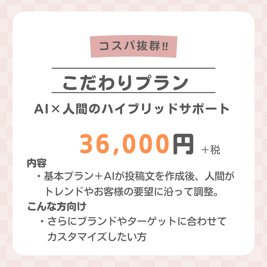 AIでインスタグラムの1ヶ月分の投稿文を作成します AIで思うように結果が出せない…を解決してバズる投稿を作成！ イメージ4