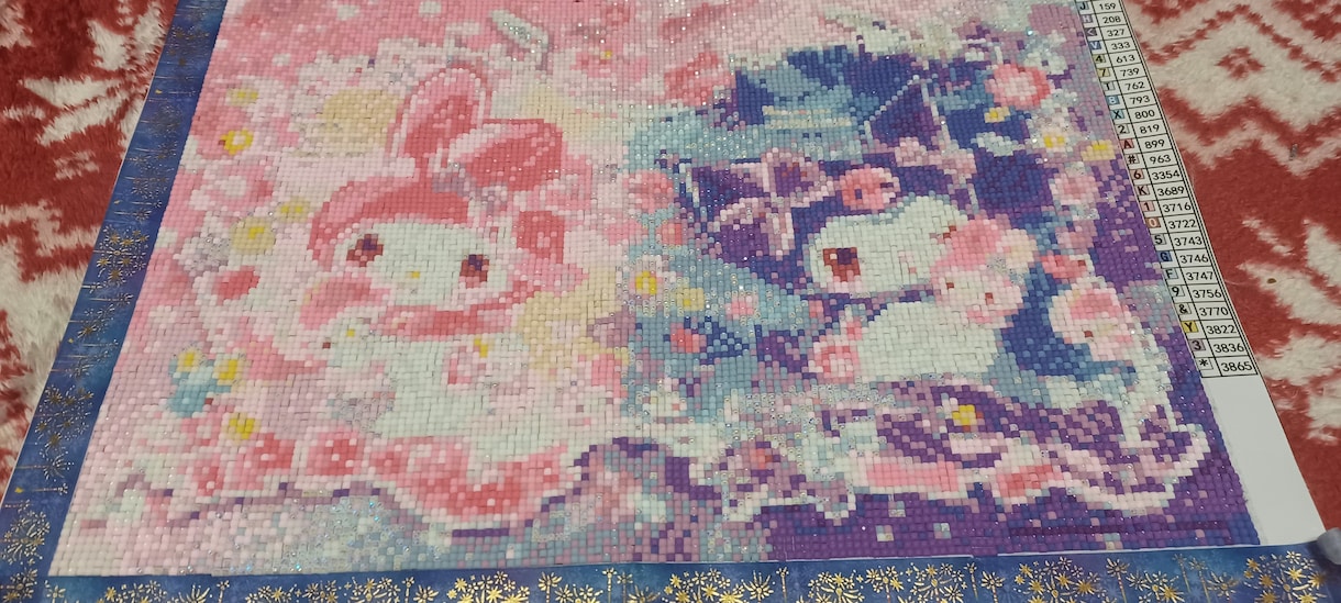 あなたに代わってダイヤモンドアート制作代行します 細かい作業が苦手な方✨時間の取れない方へ❤私にお任せ下さい イメージ7