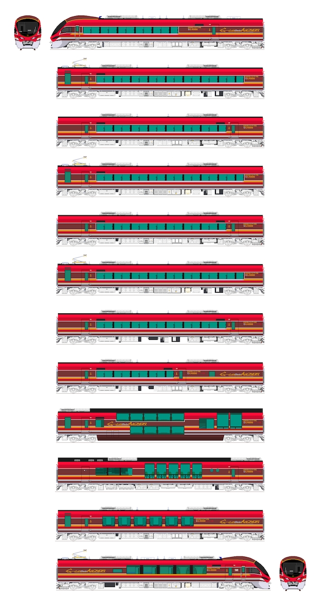 架空鉄道の車両イラスト(前面・側面)を描きます 架空鉄道の車両のイラストを描きます イメージ6