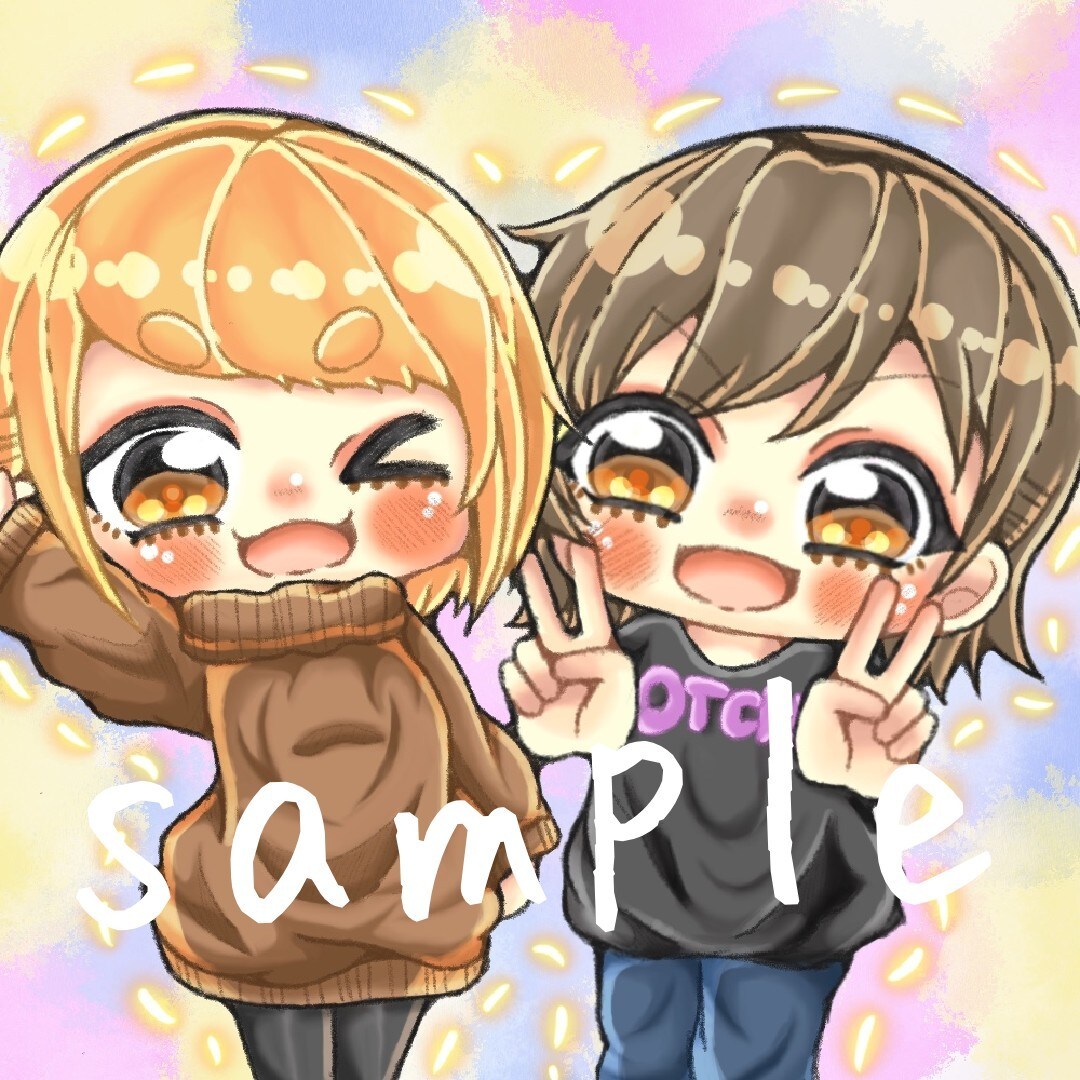 ぷにぷにしたキラかわなミニキャラを描きます ついつい目を惹かれる絵を目指しています☆ イメージ3