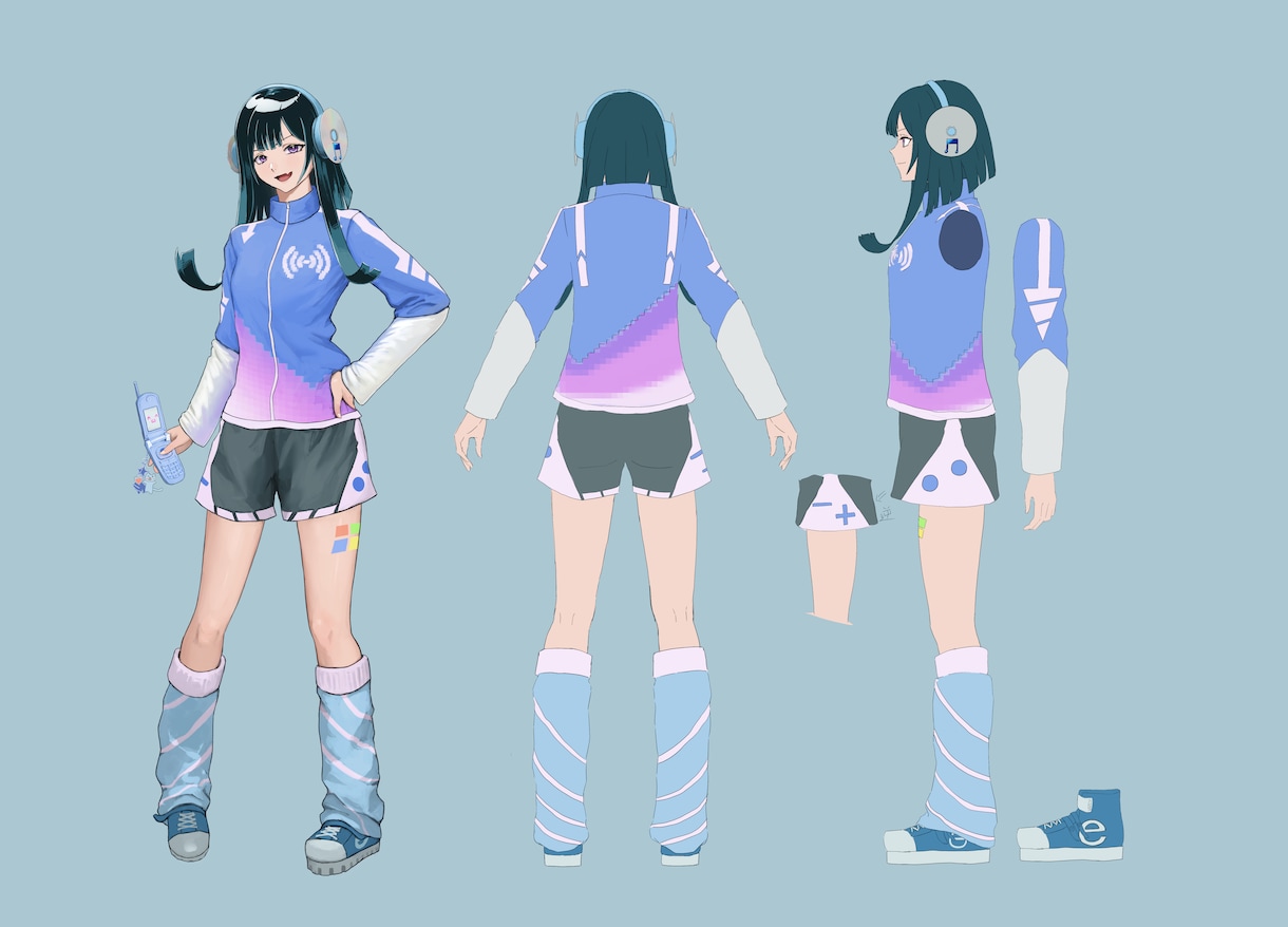 キャラクターの立ち絵から細かな設定等まで制作します キャラクターイラストについて幅広く請け負います！ イメージ2